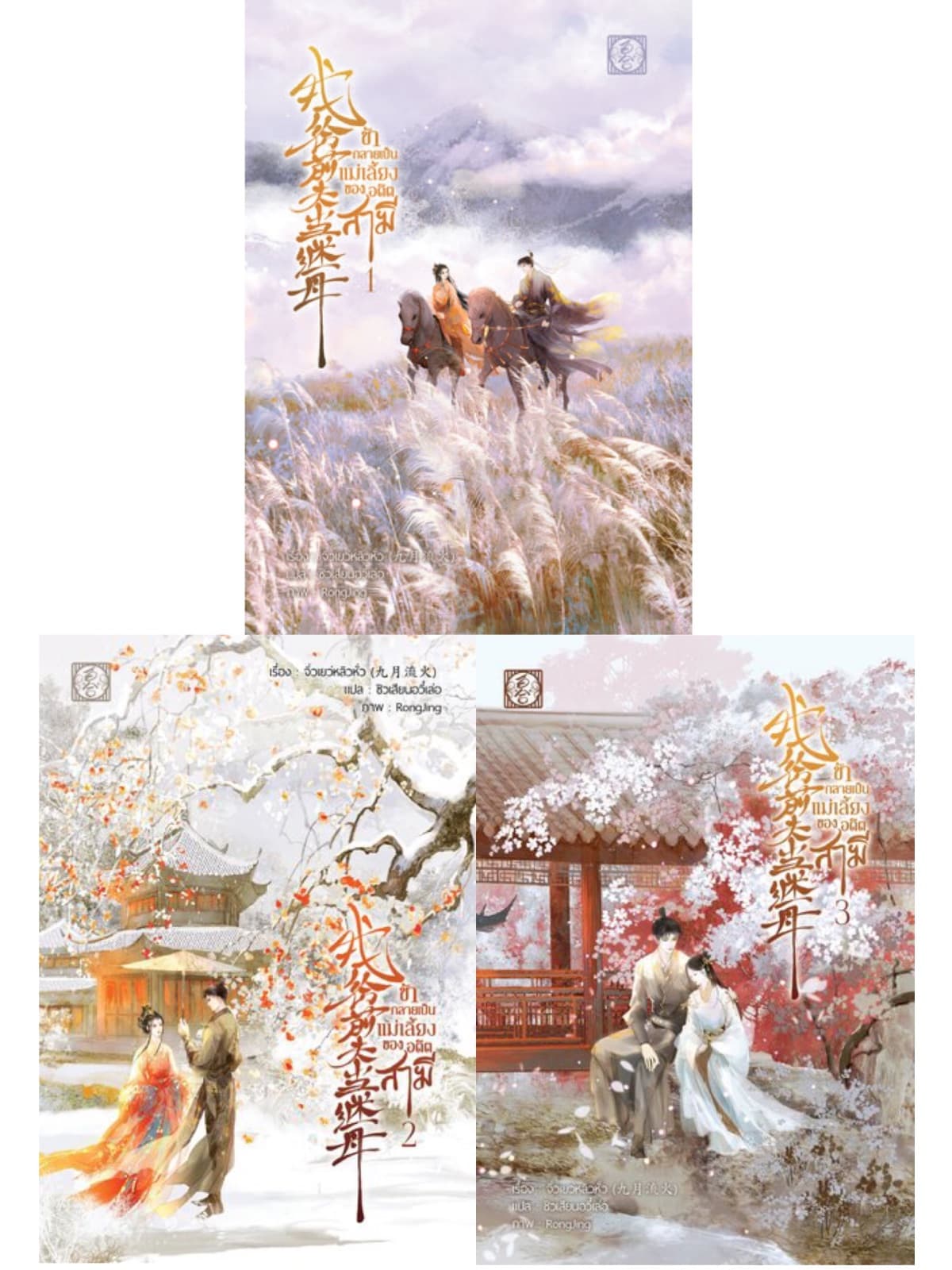 ปกหนังสือ 我给前夫当继母 ข้ากลายเป็นแม่เลี้ยงของอดีตสามี (3 เล่มจบ)