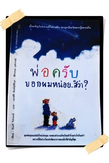 ปกหนังสือ พ่อครับ บอกผมหน่อย..สิว่า?